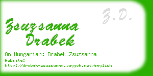 zsuzsanna drabek business card